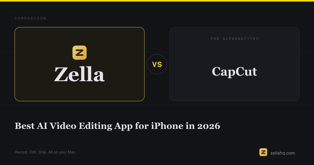 Best AI Video Editing App for iPhone in 2026 (On-Device)