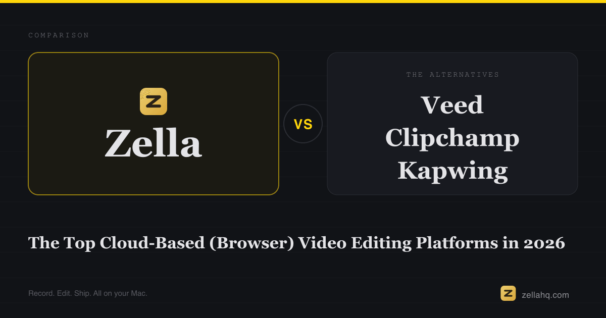 Best Cloud-Based Video Editing Platforms in 2026 (Compared)