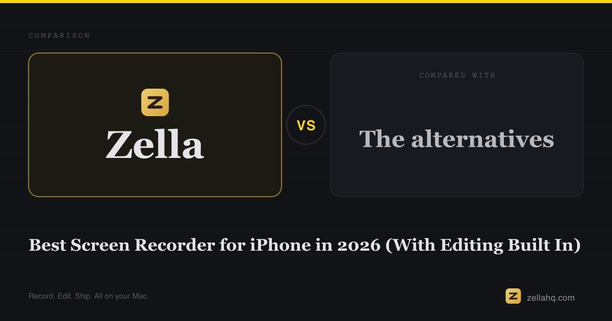Best Screen Recorder for iPhone in 2026 (With Editing)