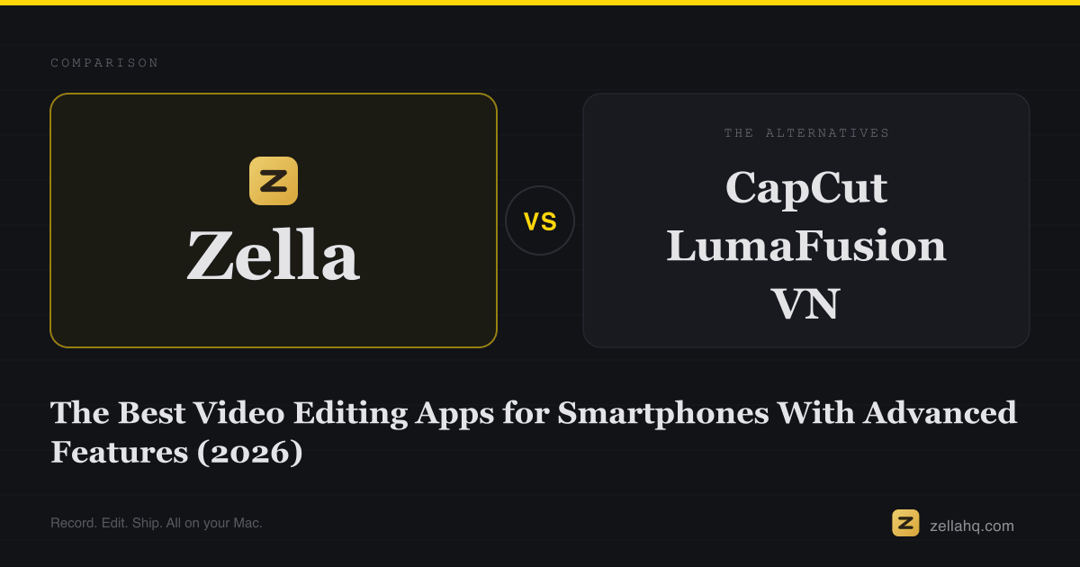 Best Video Editing Apps for Smartphones: 2026 Comparison