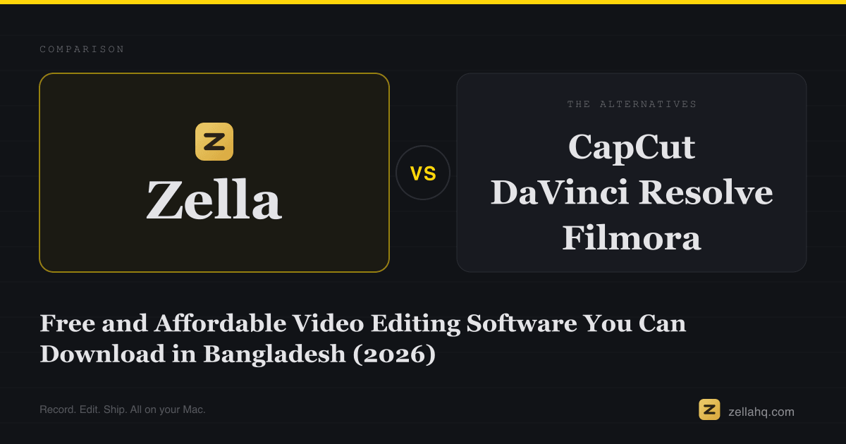 Free Video Editing Software Download in Bangladesh (2026)