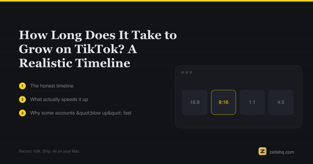 How Long Does It Take to Grow on TikTok? A Realistic Timeline