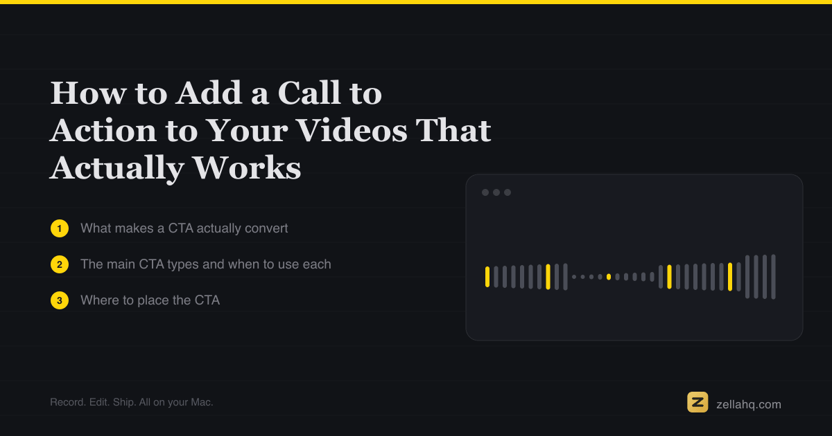 How to Add a Call to Action to Your Videos That Actually Works