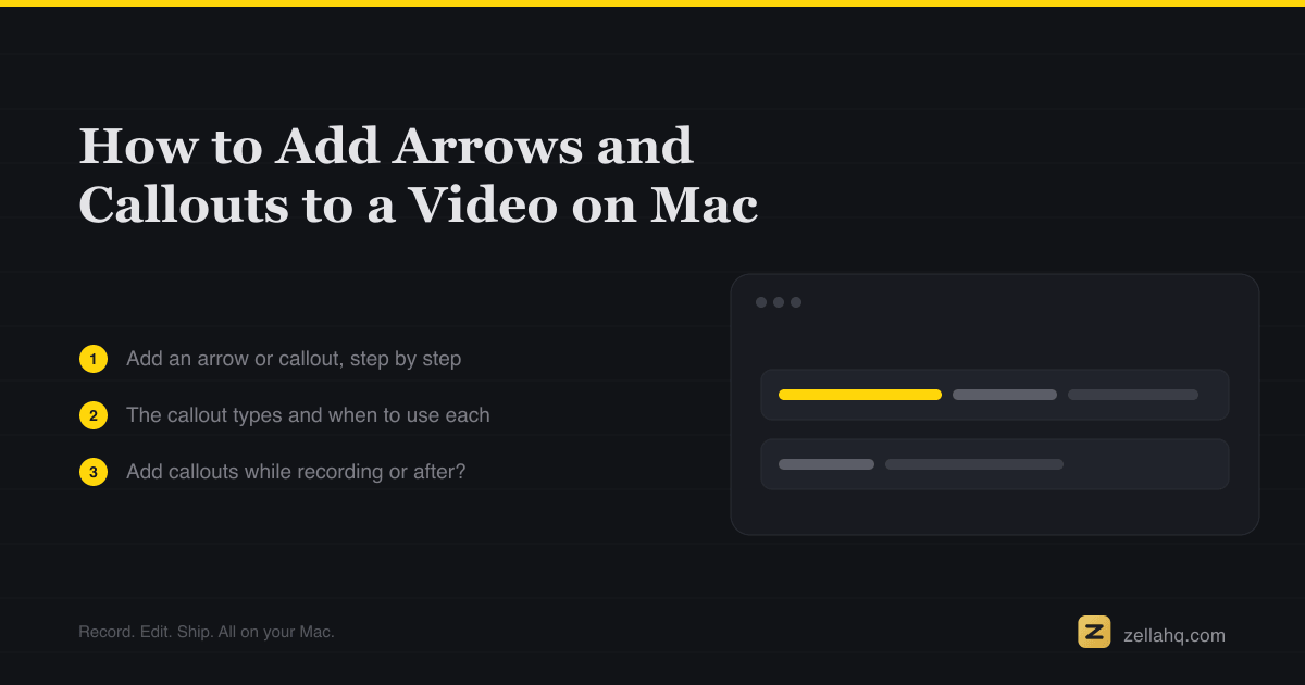 How to Add Arrows and Callouts to a Video on Mac