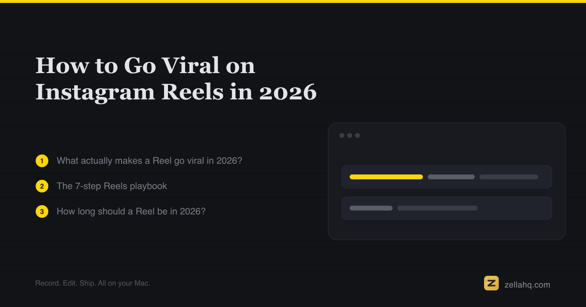 How to Go Viral on Instagram Reels in 2026 (7-Step Playbook)