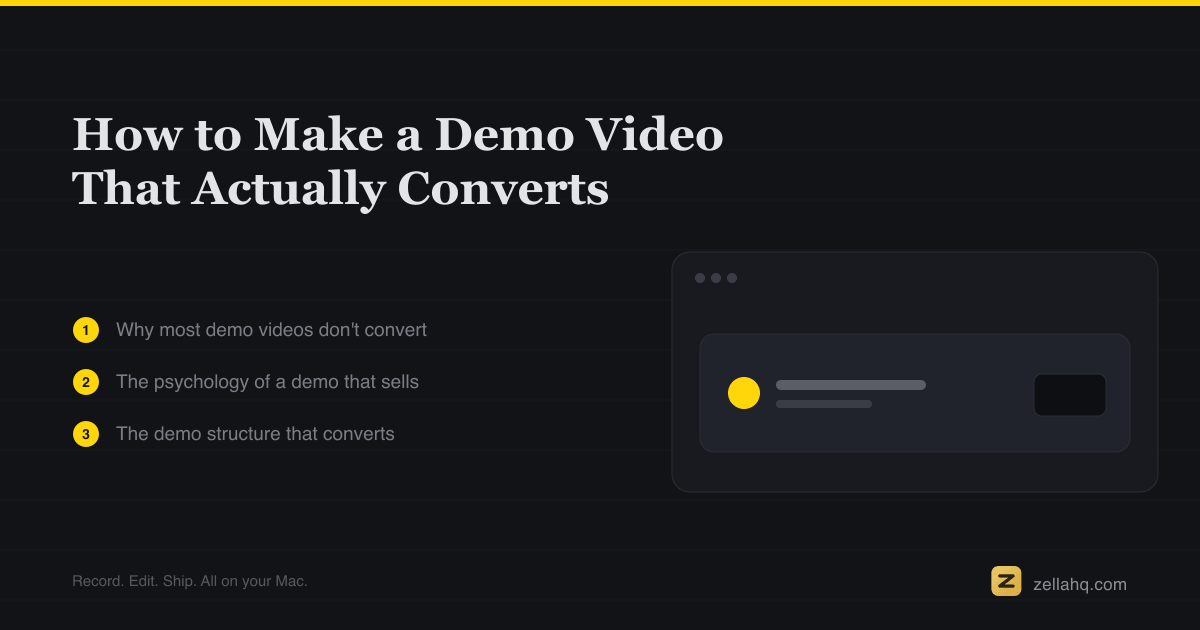 How to Make a Product Demo Video That Actually Converts