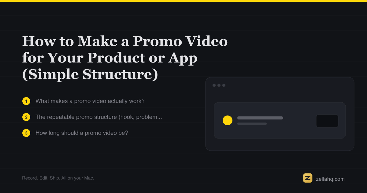 How to Make a Promo Video for Your Product or App: Hook to CTA