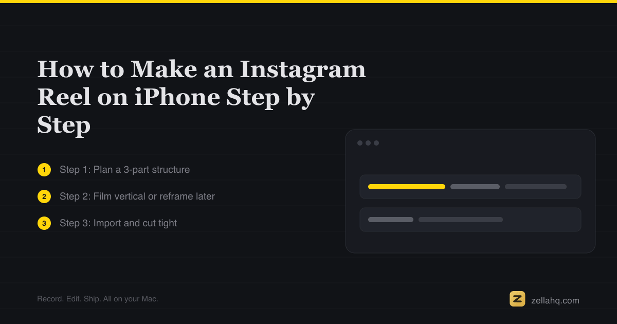 How to Make an Instagram Reel on iPhone, Step by Step
