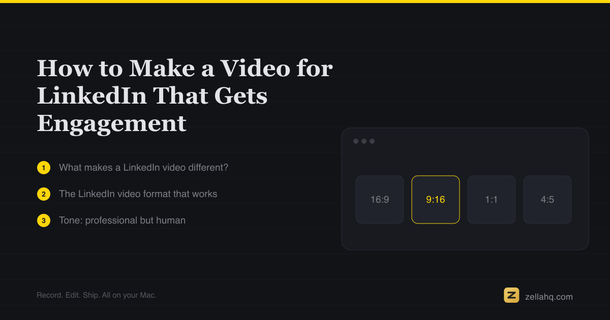 How to Make a Video for LinkedIn That Gets Engagement