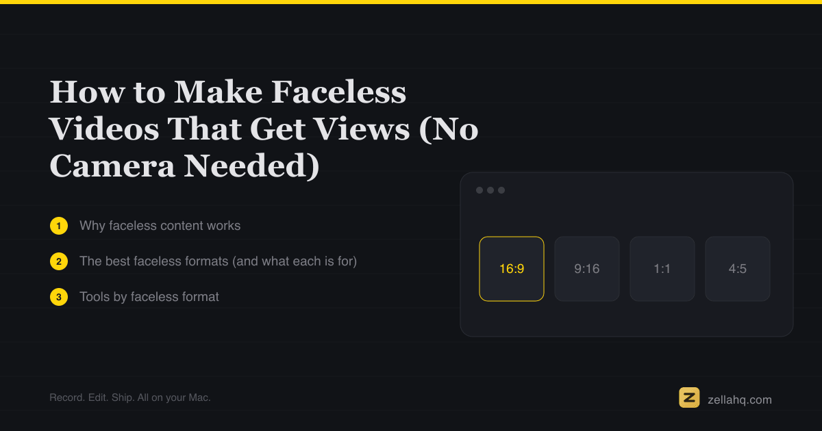 How to Make Faceless Videos That Get Views (No Camera Needed)