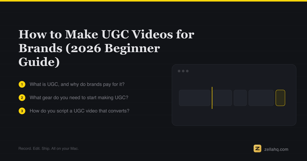 How to Make UGC Videos for Brands (2026 Beginner Guide)