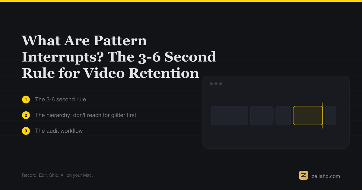 What Are Pattern Interrupts? The 3-6 Second Rule