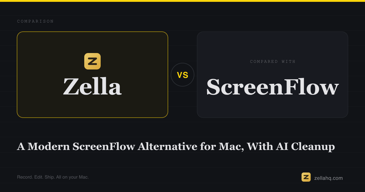 A Modern ScreenFlow Alternative for Mac, With AI