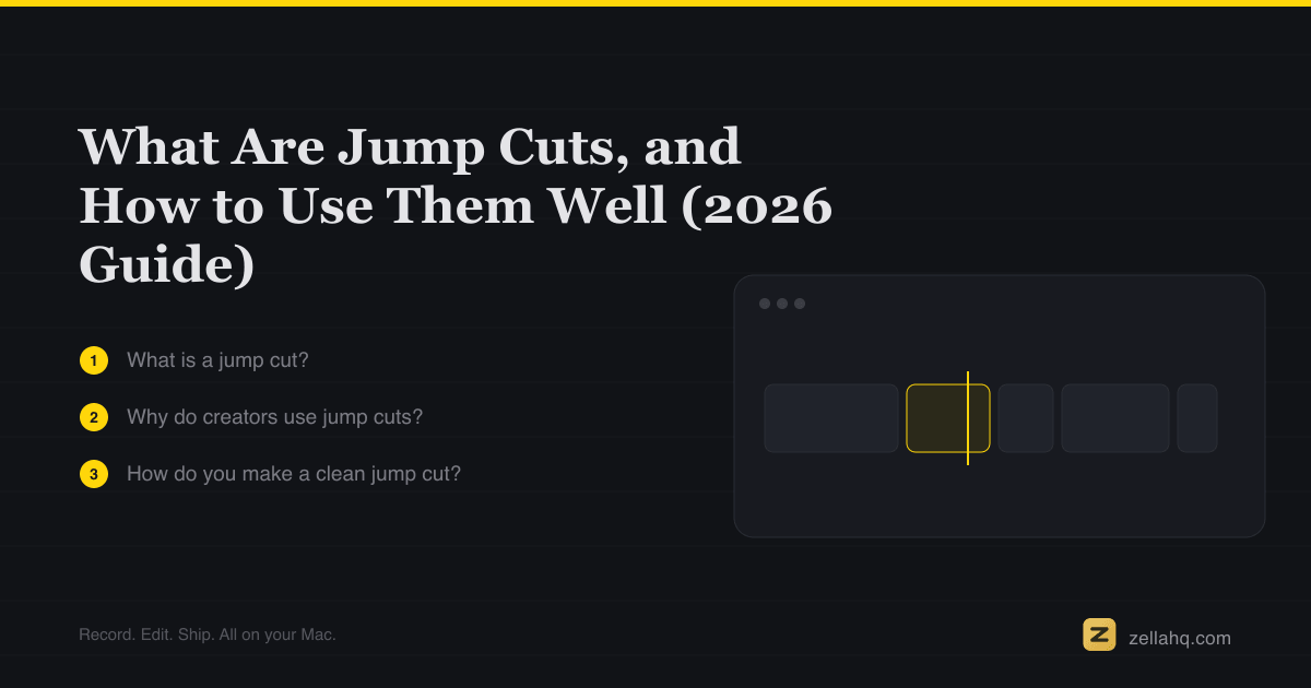 What Are Jump Cuts, and How to Use Them Well (2026 Guide)