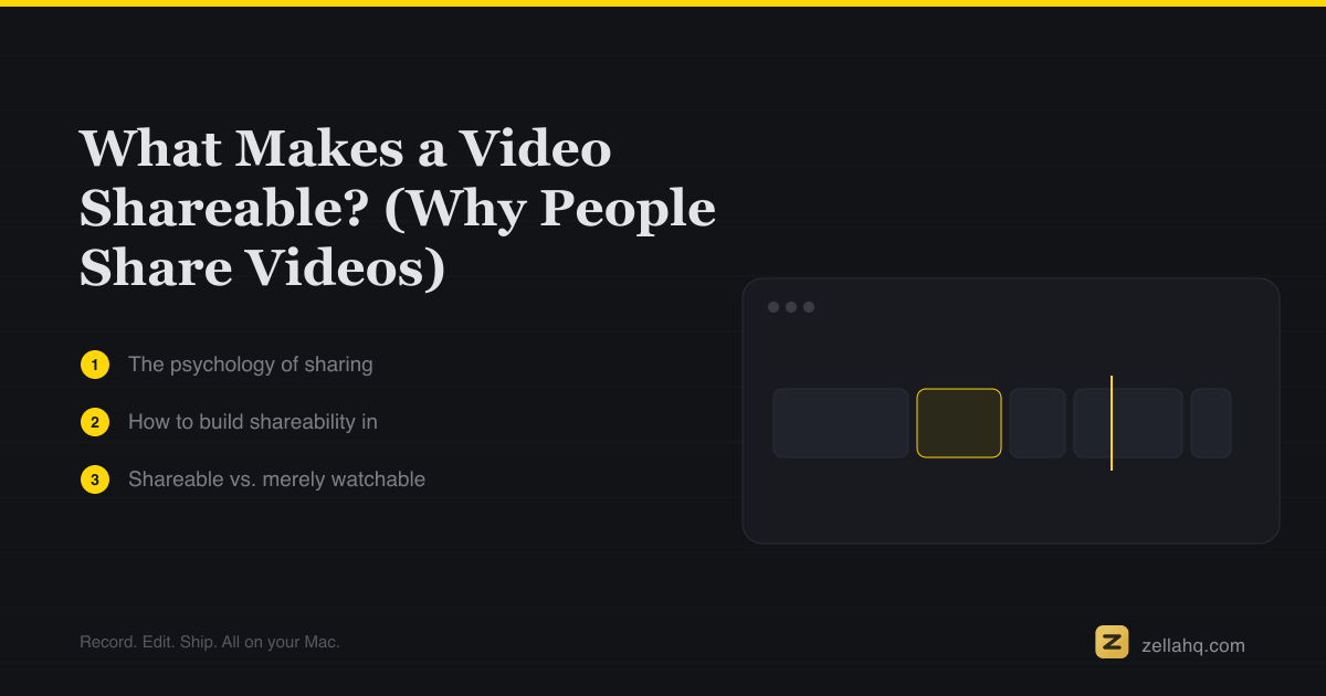 What Makes a Video Shareable? The Psychology of Sharing